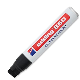 Edding Permanent Marker - Black, 850, Chisel Nib, 5-15 mm