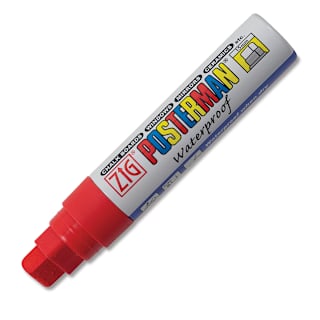 Zig Posterman Paint Marker - 15 mm, Red, Big and Broad Tip