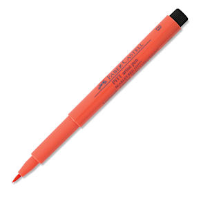 Faber-Castell Pitt Artist Pen - Scarlet Red, Brush Nib