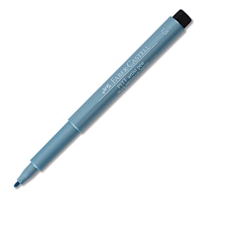 Faber-Castell Pitt Artist Pen - Blue Metallic, Bullet Nib
