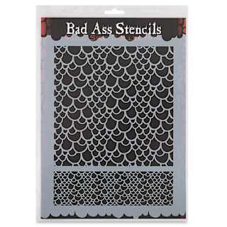 Graftobian Bad Ass Airbrush Stencil - Slither