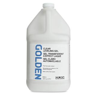 Golden Self-Leveling Clear Gel Medium - Gloss, 128 oz tub