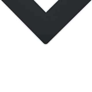 Decorative Cream Core Matboard - 32" x 40", Black