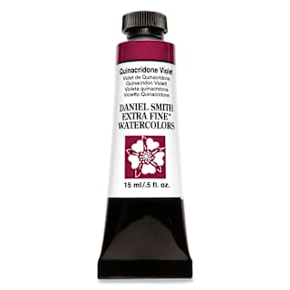 Daniel Smith Extra Fine Watercolor - Quinacridone Violet, 15 ml Tube