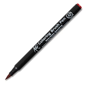 Sakura Koi Coloring Brush Pen - Red