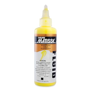 Matisse Fluid Acrylic - Cadmium Yellow Light, 135 ml