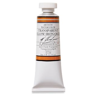 M. Graham Artists' Watercolor - Transparent Yellow Oxide, 15 ml Tube