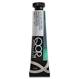 QoR Modern Watercolors - Phthalo Green (Blue Shade), 11 ml tube