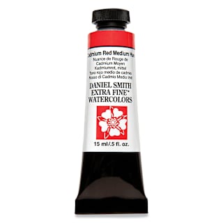 Daniel Smith Extra Fine Watercolor - Cadmium Red Medium Hue, 15 ml Tube