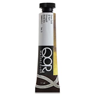 QoR Modern Watercolors - Green Gold, 11 ml tube