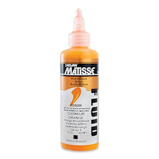 Matisse Fluid Acrylic - Cadmium Orange, 135 ml