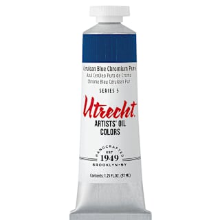 Utrecht Artists' Oil Paint - Cerulean Blue Chromium, 37 ml tube