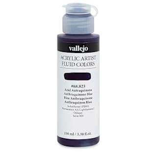 Vallejo Fluid Acrylic - Anthraquinone Blue, 100 ml