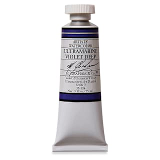 M. Graham Artists' Watercolor - Ultramarine Violet Deep, 15 ml tube