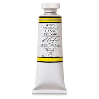 M. Graham Artists' Watercolor - Hansa Yellow, 15 ml Tube