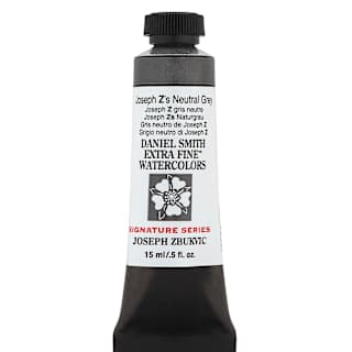Daniel Smith Extra Fine Watercolor – Joseph Z's Neutral Grey, 15 ml tube