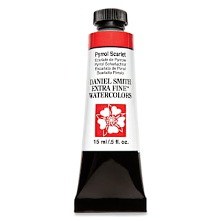 Daniel Smith Extra Fine Watercolor - Pyrrol Scarlet, 15 ml Tube