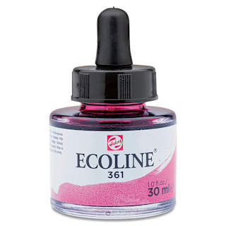Ecoline Liquid Watercolor with Dropper - Light Rose, 30 ml jar