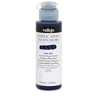 Vallejo Fluid Acrylic - Prussian Blue Hue, 100 ml