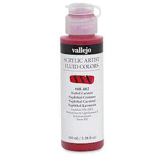 Vallejo Fluid Acrylic - Naphthol Crimson, 100 ml