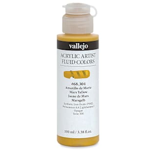 Vallejo Fluid Acrylic - Mars Yellow, 100 ml