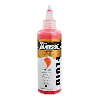 Matisse Fluid Acrylic - Vermillion, 135 ml