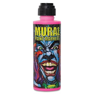 Chroma Mural Paint Marker - Sizzling Pink (Neon), 4 oz Bottle