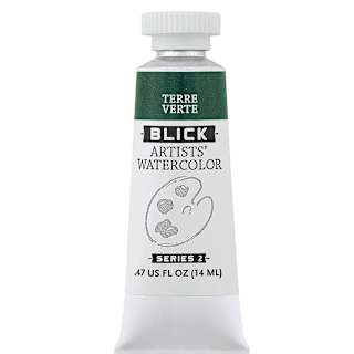 Blick Artists' Watercolor - Terre Verte, 14 ml tube