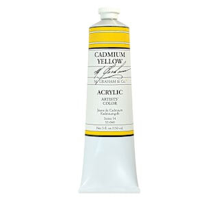 M. Graham Artists' Acrylics - Cadmium Yellow, 5 oz Tube