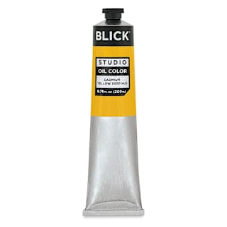 Blick Oil Colors - Cadmium Yellow Deep Hue, 200 ml tube