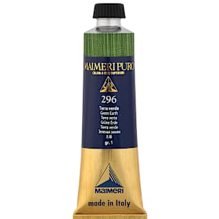 Maimeri Puro Oil Color - Green Earth, 40 ml tube