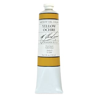 M. Graham Artists' Oil Color - Yellow Ochre, 148 ml tube