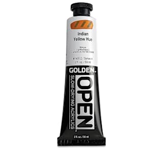Golden Open Acrylics - Indian Yellow Hue, 2 oz Tube