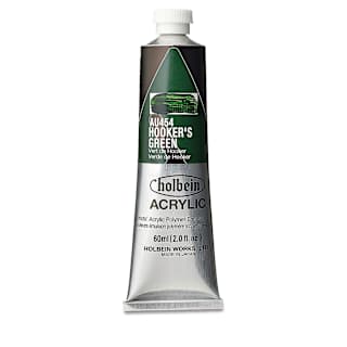 Holbein Heavy Body Artist Acrylics - Hookers Green, 60 ml tube