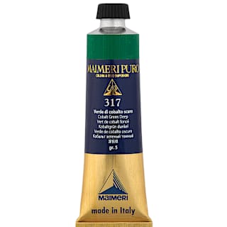 Maimeri Puro Oil Color - Cobalt Green Deep, 40 ml tube