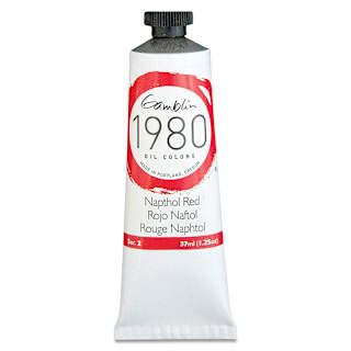 Gamblin 1980 Oils - Naphthol Red, 37 ml tube
