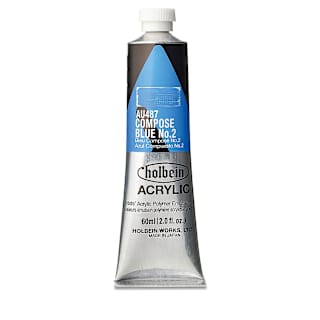 Holbein Heavy Body Artist Acrylics - Compose Blue 2, 60 ml tube