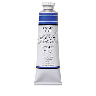 M. Graham Artists' Acrylics - Cobalt Blue, 2 oz