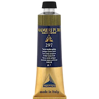 Maimeri Puro Oil Color - Antique Green Earth, 40 ml Tube