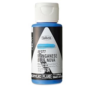 Holbein Fluid Acrylics - Manganese Blue Nova, 35 ml Bottle
