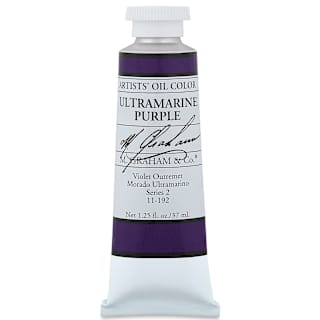 M. Graham Artists' Oil Color - Ultramarine Purple, 37 ml tube