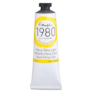 Gamblin 1980 Oils - Hansa Yellow Light, 37 ml tube