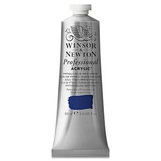 Winsor & Newton Professional Acrylics - Phthalo Blue Red Shade, 60 ml tube