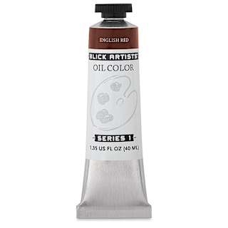 Blick Artists' Oil Color - English Red, 40 ml tube