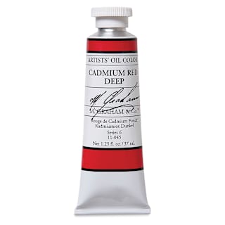 M. Graham Artists' Oil Color - Cadmium Red Deep, 37 ml tube
