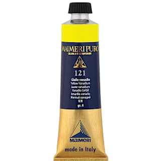 Maimeri Puro Oil Color - Yellow Vanadium, 40 ml Tube