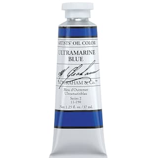 M. Graham Artists' Oil Color - Ultramarine Blue, 37 ml tube