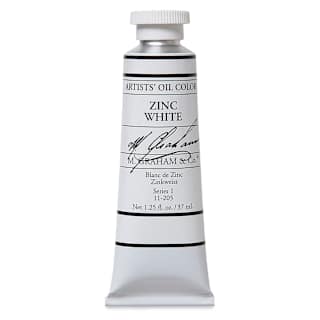 M. Graham Artists' Oil Color - Zinc White, 37 ml tube