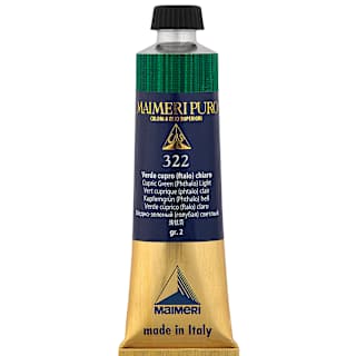 Maimeri Puro Oil Color - Cupric Green Light, 40 ml tube