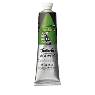 Holbein Heavy Body Artist Acrylics - Sap Green, 60 ml tube